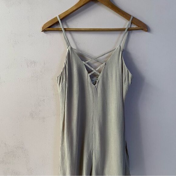 Irene’s Story Fashion On Earth Tannish Blush Romper Size M NWT - Picture 10 of 14